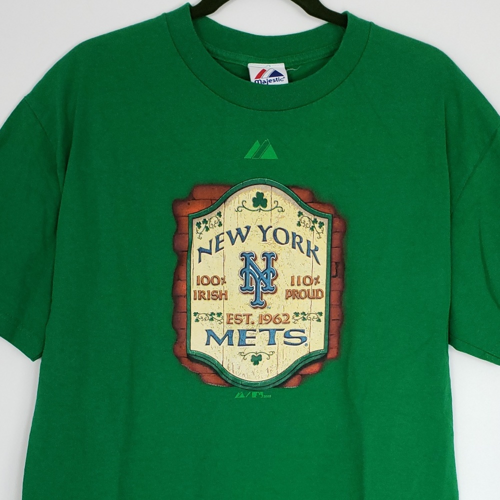NY METS St. Patricks Day Irish Ireland Pride sz L
